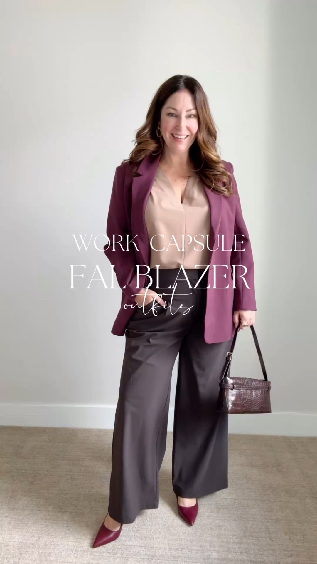 Fall Blazer Midsize Workwear Outfit | Wearing blazer in Large but sleeves are long on me, would prefer Large petite // blouse XL // pants in large regular but brown has sold out

#fallworkwear #over40workwear #blazeroutfit #businesscasual 

 

#LTKMidsize #LTKFindsUnder50 #LTKStyleTip