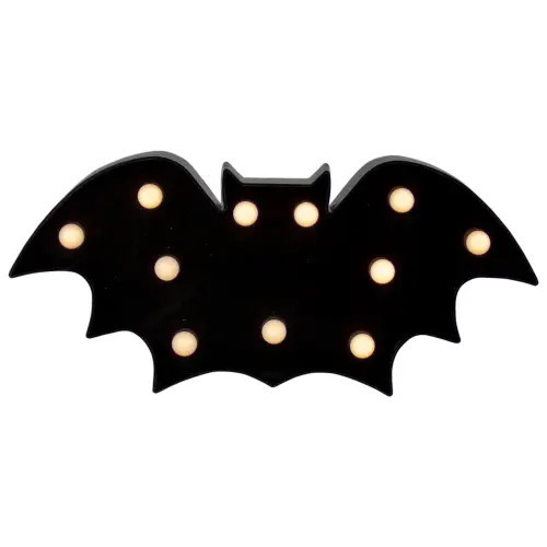 Northlight LED Lighted Bat Halloween Marquee Sign - 12"" in Black at Nordstrom | Nordstrom