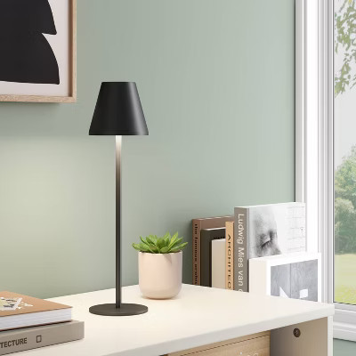 Portable Table Lamp with Rechargeable Battery: Touch Sensor, 3-Way Light, Includes LED Bulb - Room Essentials™ | Target