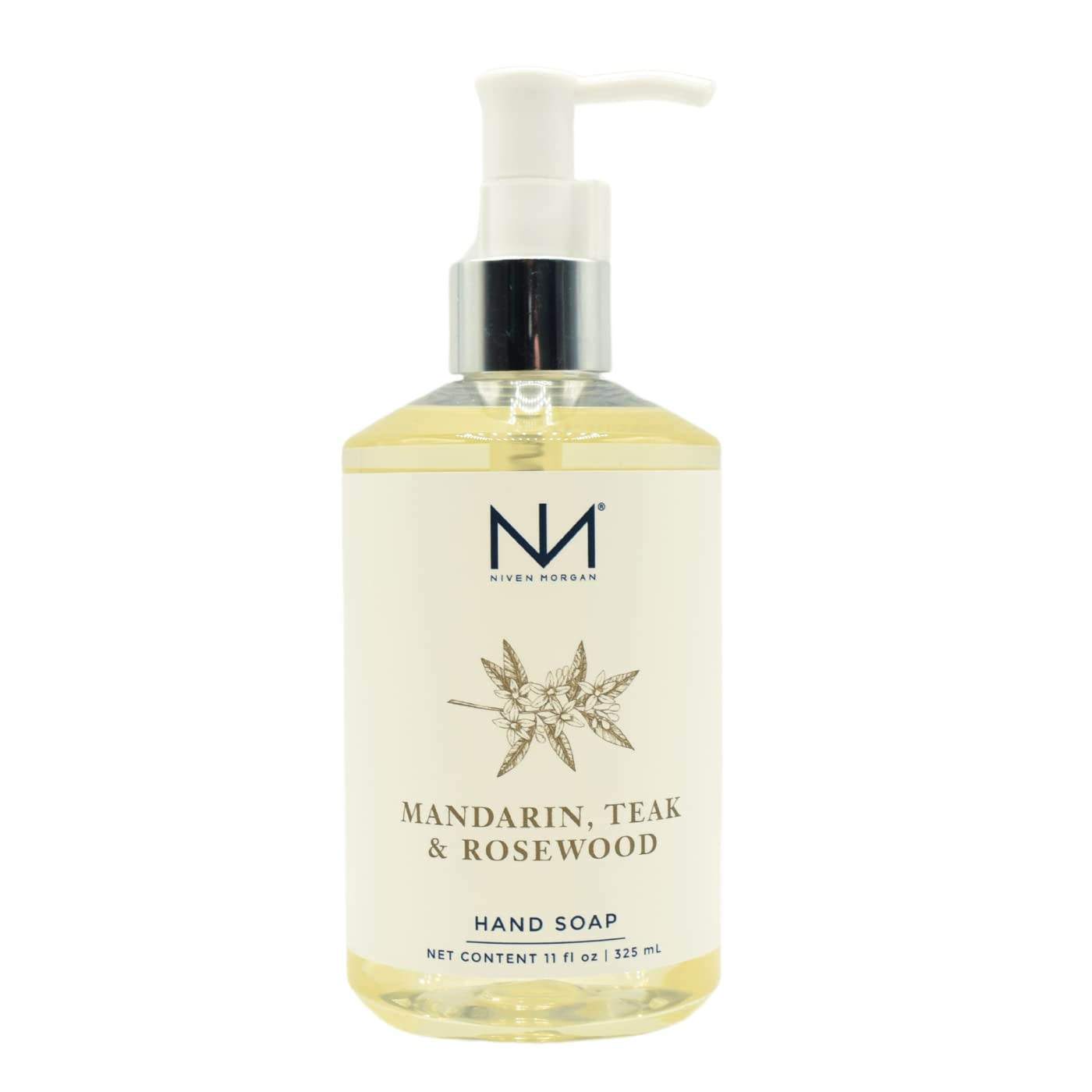 Niven Morgan Mandarin, Teak and Rosewood Hand Soap 11fl oz 325 ml | Amazon (US)