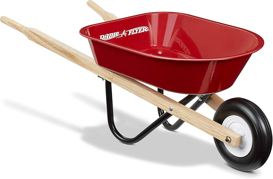 Radio Flyer Kid's Wheelbarrow, Red Toy Wheelbarrow for Children | Amazon (US)
