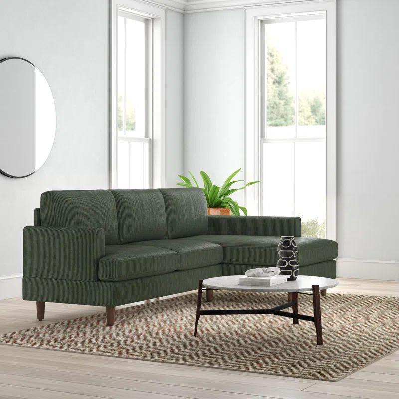 Aristotele 97" Wide Right Hand Facing Modular Sofa & Chaise | Wayfair North America