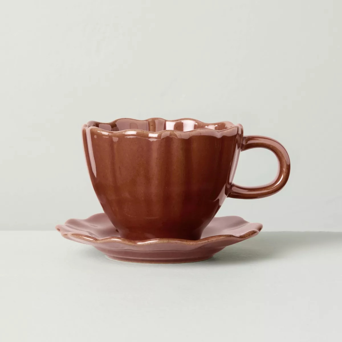 5oz Scalloped Stoneware Espresso Cup - Hearth & Hand™ with Magnolia | Target