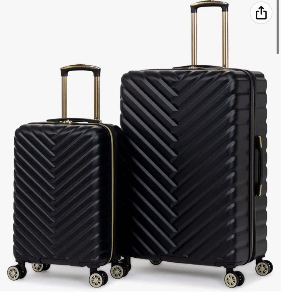 This is luggage from Amazon that is super cute to travel with!! #amazon #amazonfinds #amazontravel #luggage 

#LTKSeasonal #LTKHoliday #LTKunder100