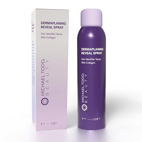 Michael Todd Beauty - Sonicsmooth Hair Identifier Spray - Radiance Reveal Mist for Face Shaving & Dermaplaning - Highlights Peach Fuzz - Collagen-Infused - Nourish & Smooth Skin - All Skin Types - 4oz | Amazon (US)