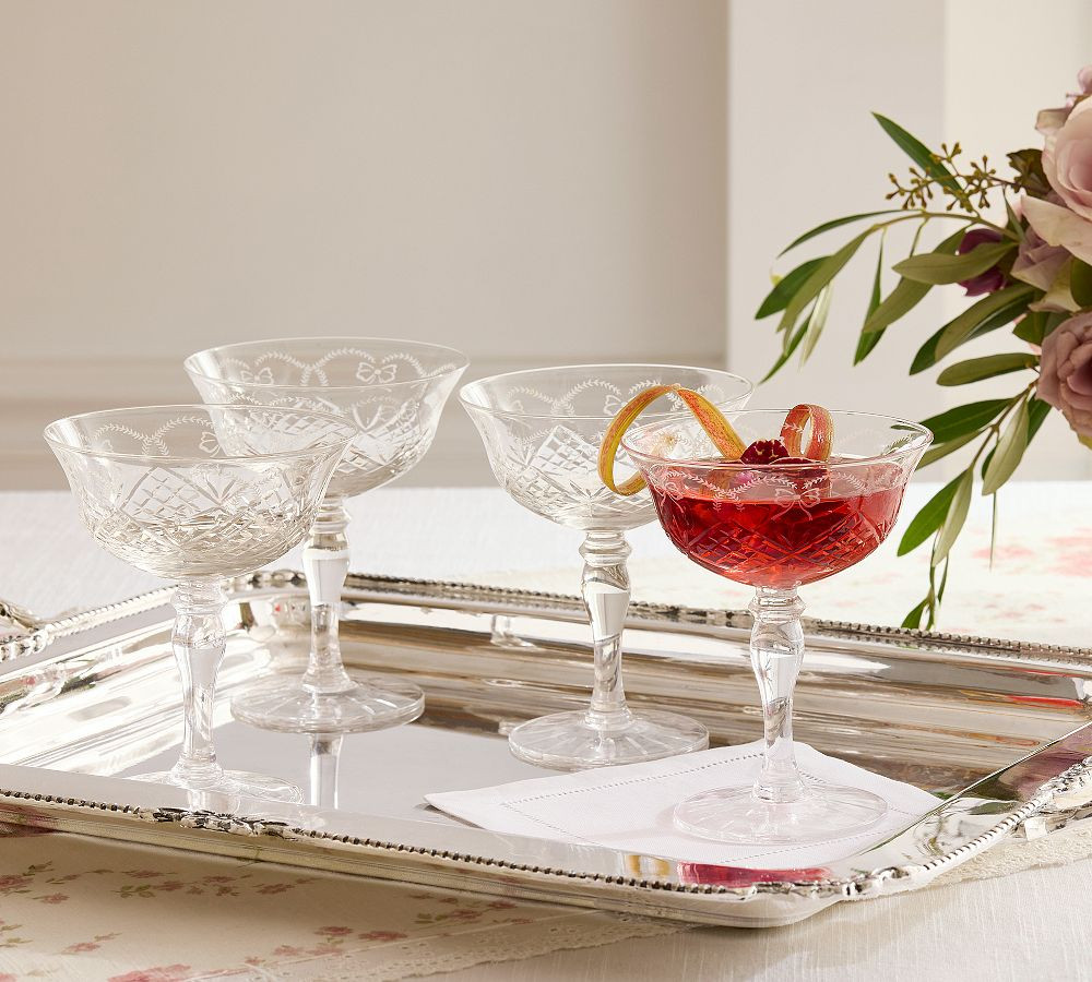 LoveShackFancy Coupes - Set of 4 | Pottery Barn (US)