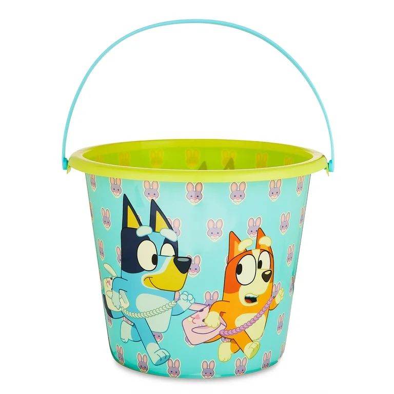 Bluey Jumbo Plastic Easter Bucket - 10.75" x 8.75" | Walmart (US)