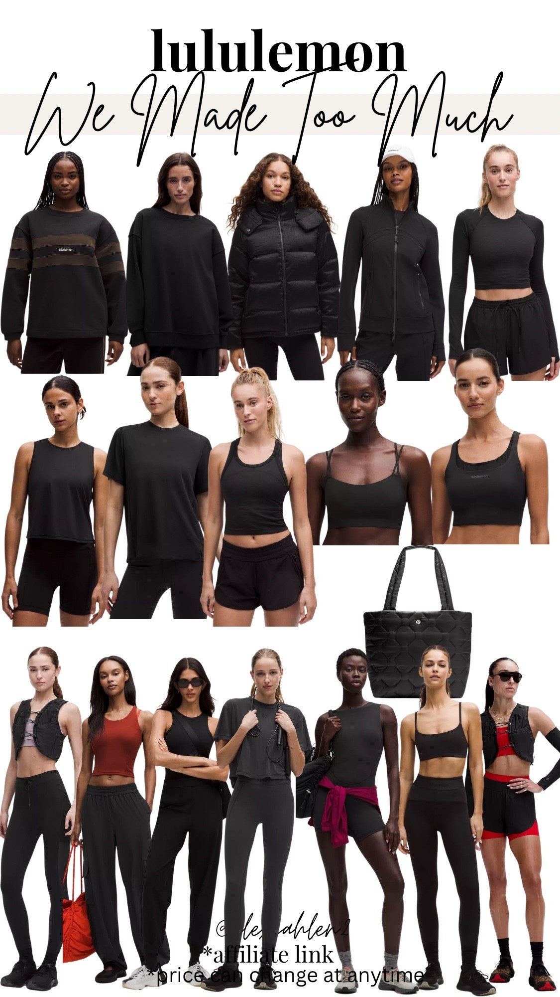 Lululemon sale! 🖤 grab your size before it sells out!