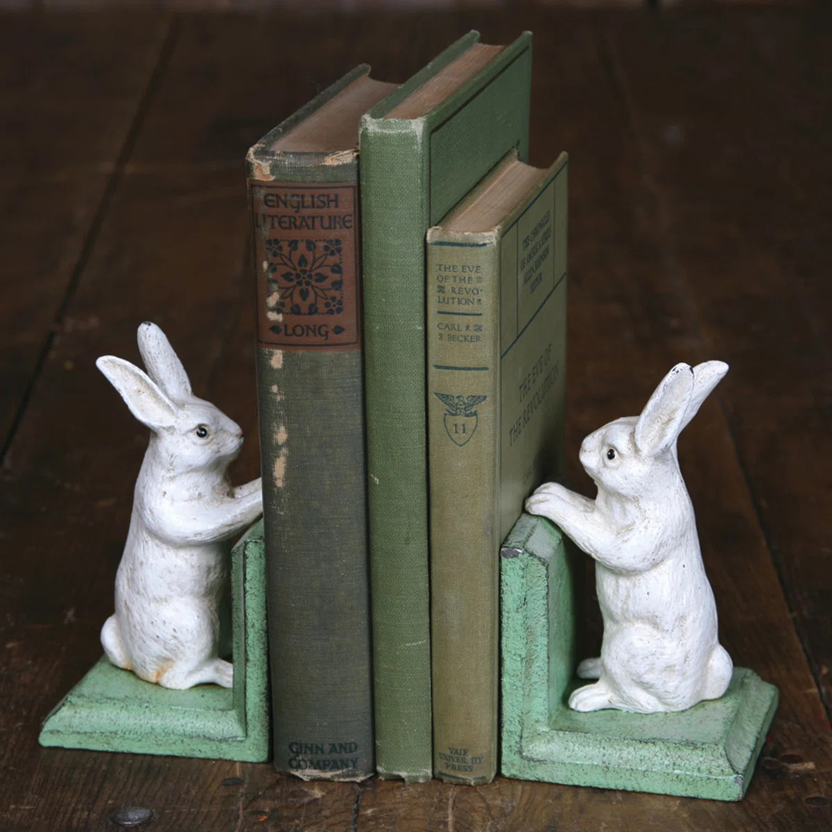 Bunny Cast Iron Bookends Pair | Wayfair North America