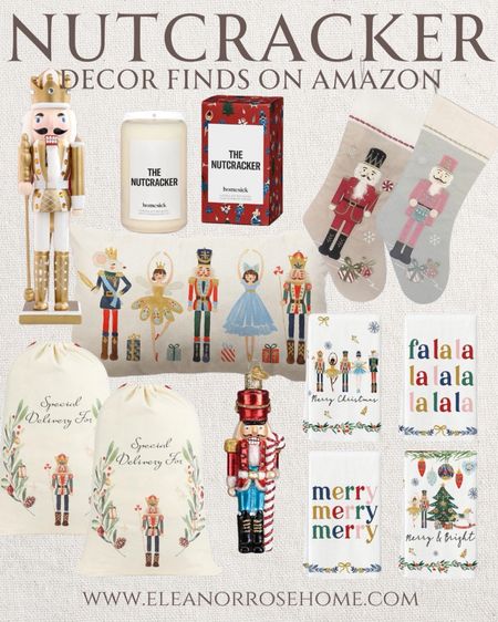 Nutcracker home decor finds on Amazon. #christmasdecor

#LTKhome #LTKHoliday #LTKSeasonal