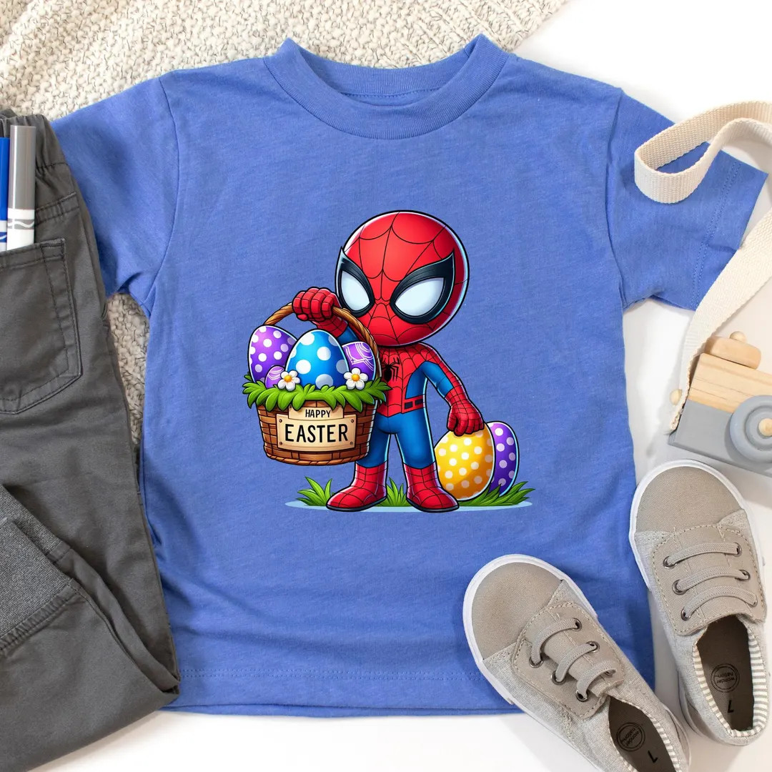 Spiderman Easter Tee, Easter Shirt, Happy Easter T-shirt, Easter Squad Shirt, Spiderman Bunny Shi... | Etsy (US)