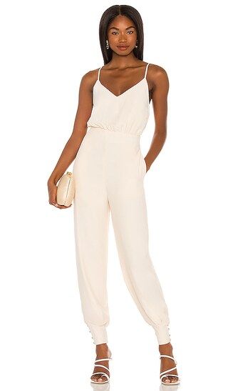 Eddie Jumpsuit in White | Revolve Clothing (Global)