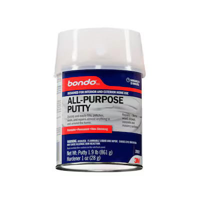 Bondo 28-oz Color-changing, Heavy Duty Interior/Exterior Clear Patching Compound | Lowe's