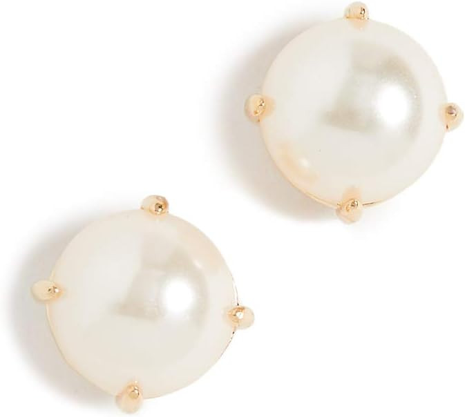Lele Sadoughi Women's Ashford Imitation Pearl Studs, Ivory Pearl, Off White, Gold, One Size | Amazon (US)
