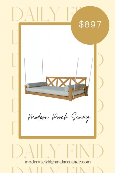This porch swing is a must-have for your outdoor patio this summer! 

#outdoorpatio #porchswing #summerfinds #porchessentials #chairswing #modern

#LTKSeasonal #LTKFind #LTKhome
