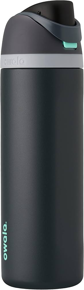 Owala FreeSip Insulated Stainless Steel Water Bottle with Straw - 40oz, Foggy Tide & Silicone Boo... | Amazon (US)