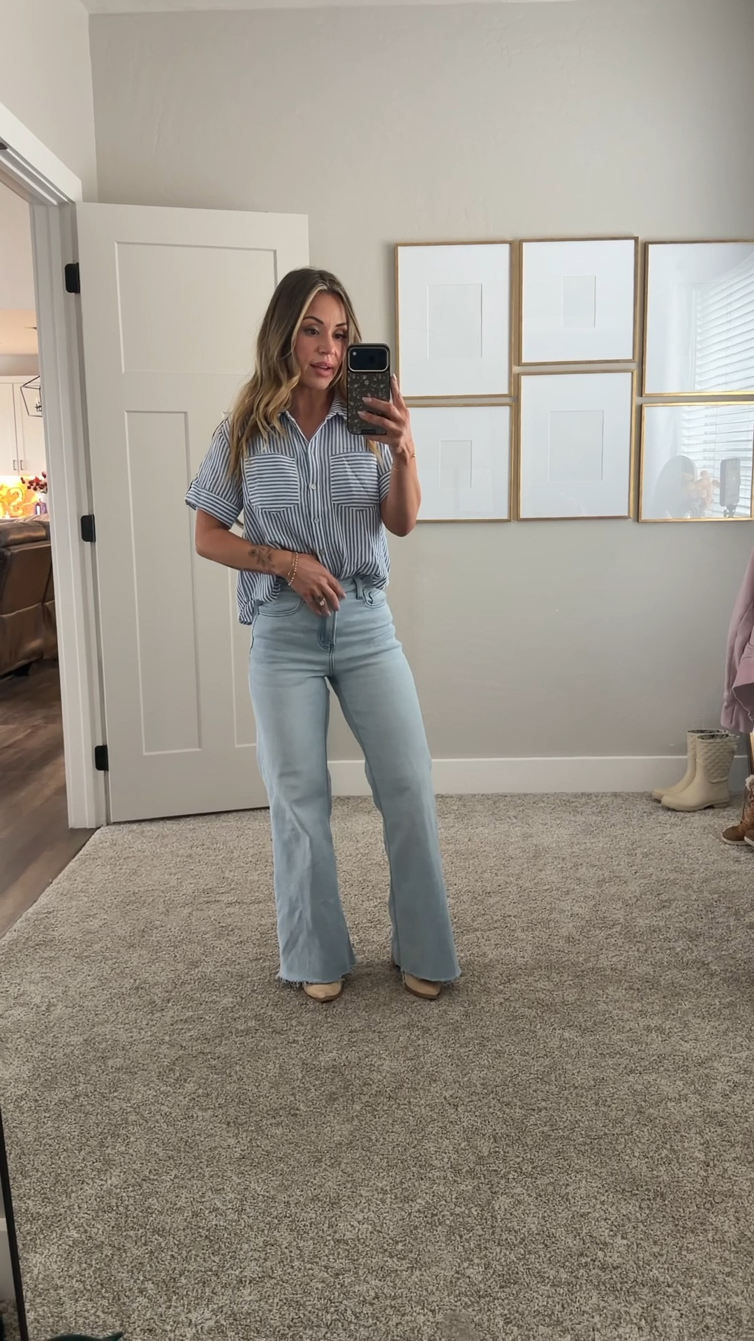 One of my new favorite pairs of jeans from Amazon! I’m wearing a size 4 

#LTKootd