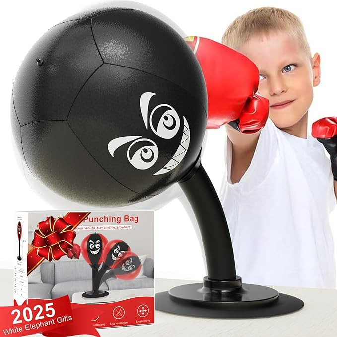 HZG Desktop Punching Bag, Stress Buster with Suction Cup for Office Table and Counters, Heavy Dut... | Amazon (US)