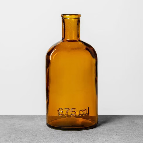 Amber Glass Vase - Hearth & Hand™ with Magnolia | Target