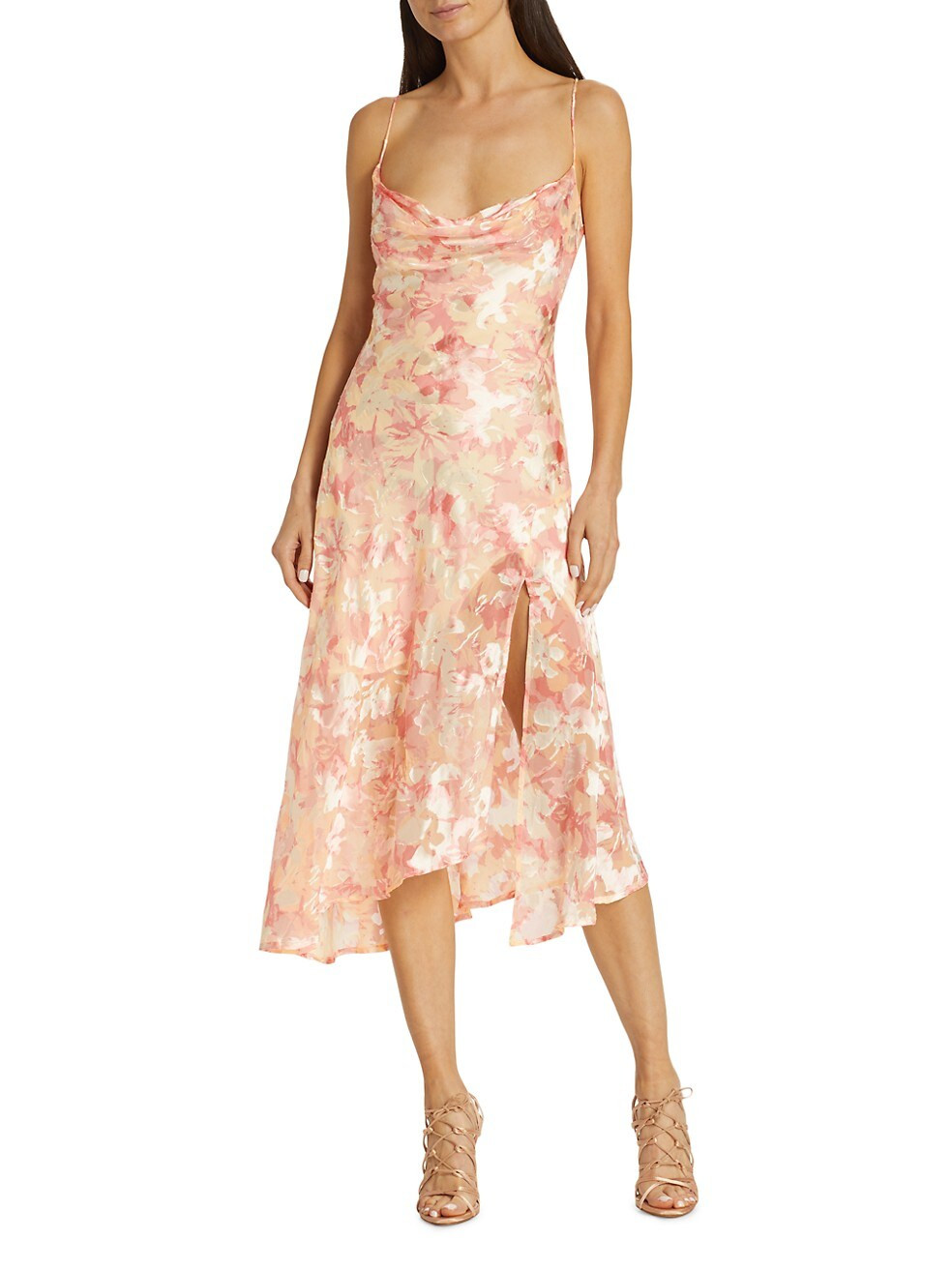Gaia Floral Midi-Dress | Saks Fifth Avenue