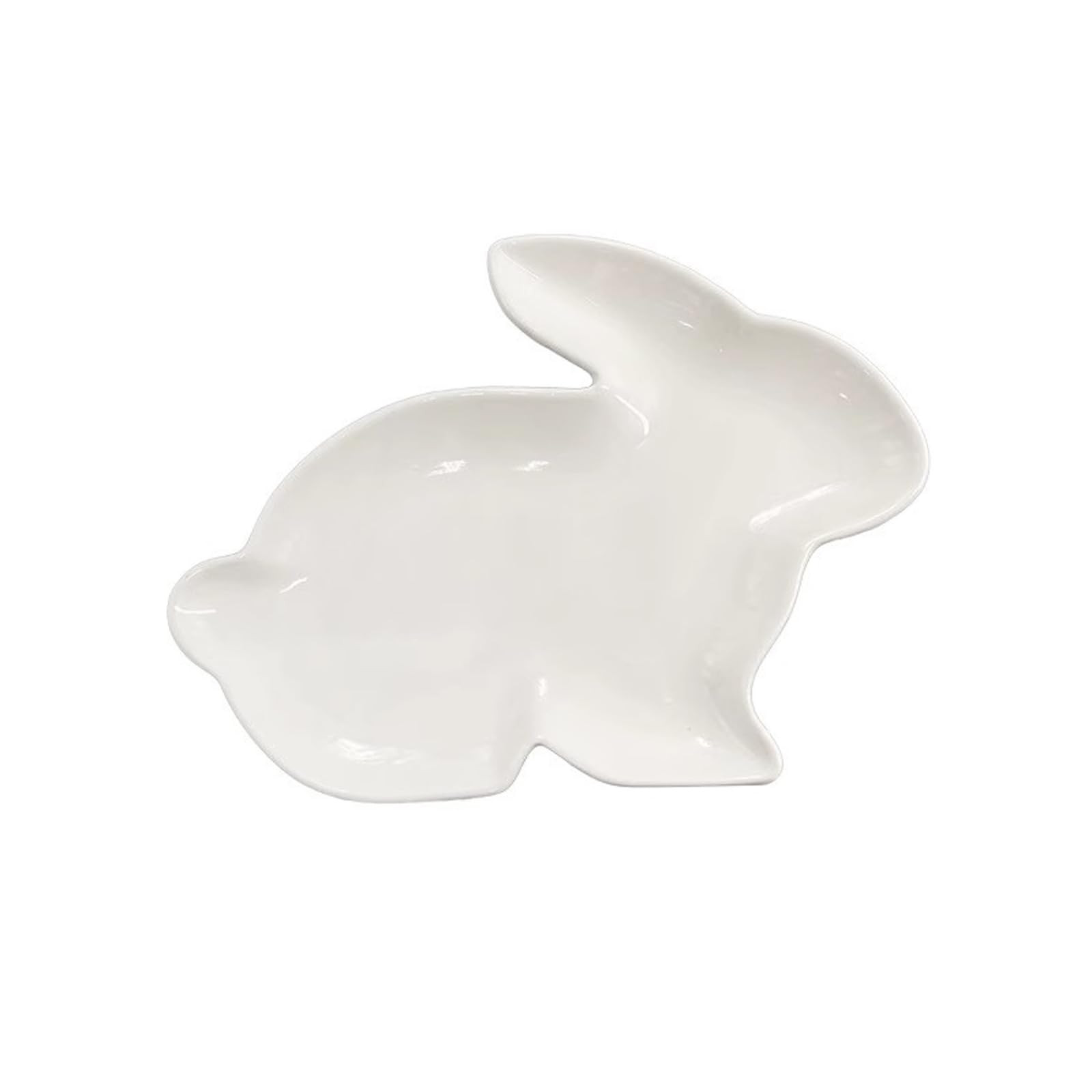 BinaryABC Bunny Rabbit Ceramic Plates,Easter Serving Dish Plate Appetizer Tray Dinner Plates Serv... | Amazon (US)