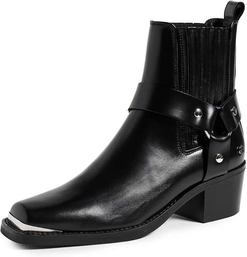 ANINE BING Women's Mid Biker Boots | Amazon (US)