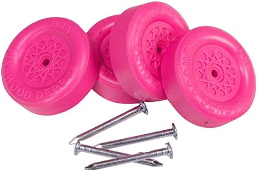 Official Pinewood Derby Wheels and Axles (Pink) | Amazon (US)