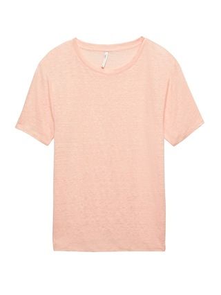 Linen Boyfriend Tee | Banana Republic US