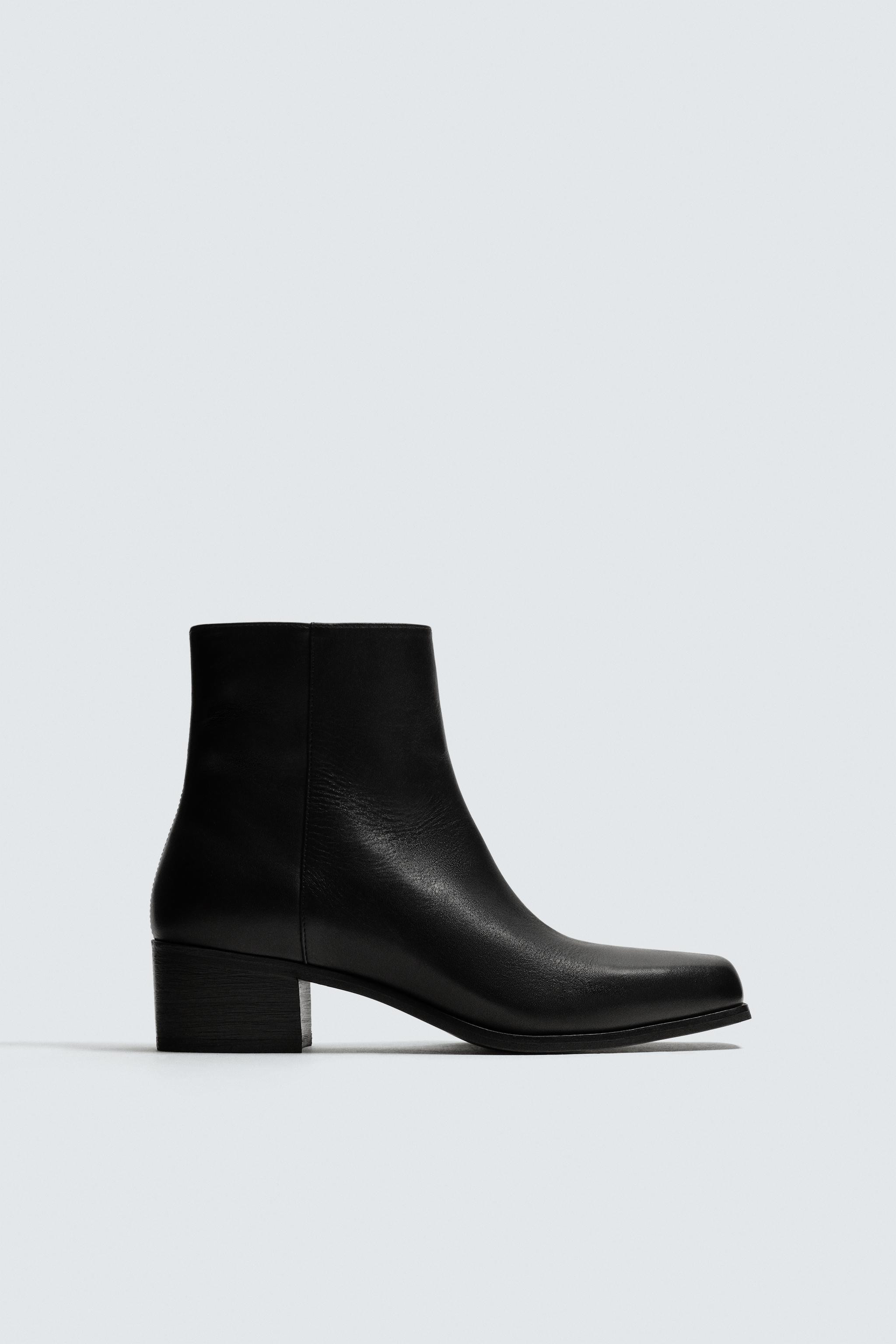 LEDERSTIEFEL MIT ABSATZ | Zara DE