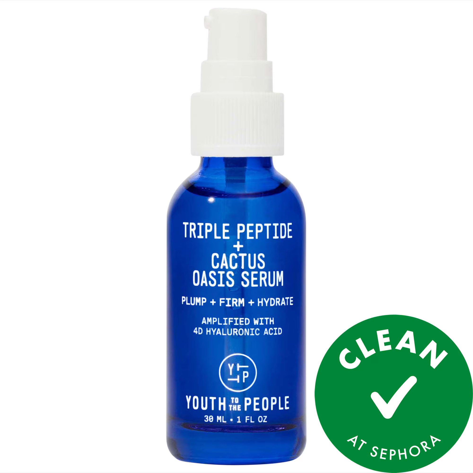 Youth To The People Triple Peptide Hydrating + Firming Oasis Serum with Hyaluronic Acid 1 oz/ 30 mL | Sephora (US)