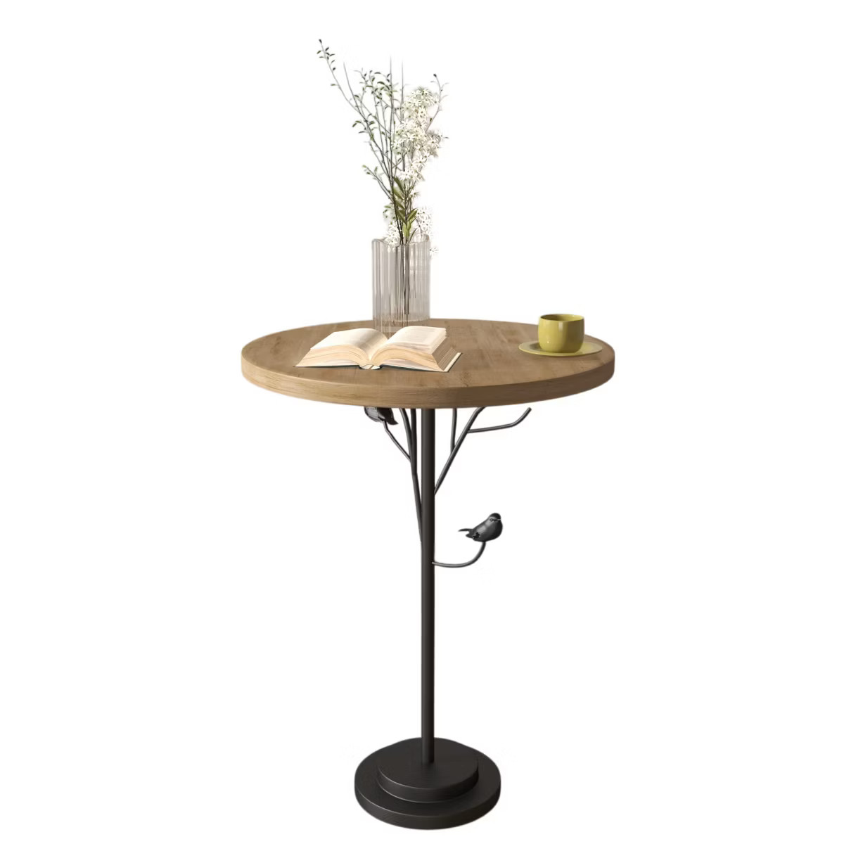 FONTOI Round Side Table for Small Spaces, Side Table, Coffee Table with Metal Leg for Living Room... | Target
