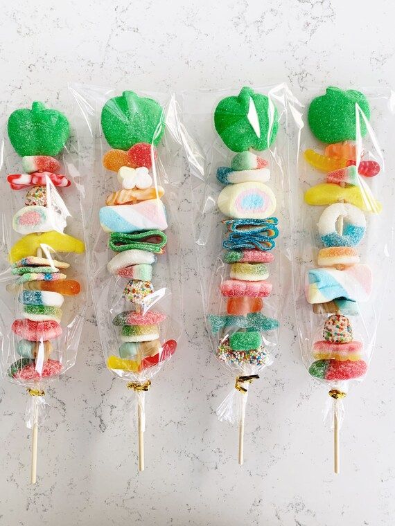 Back to School Candy Sparklers - 4 pack | Etsy (US)