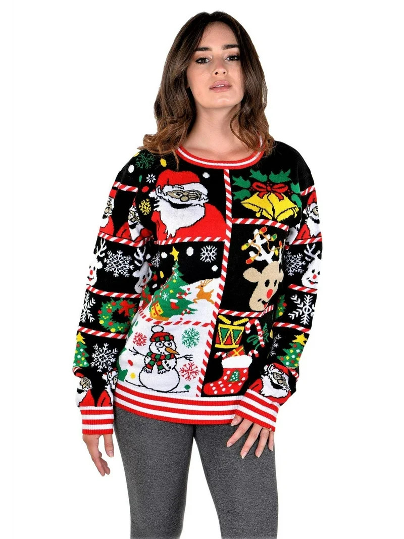 SOCAL LOOK Youth Ugly Christmas Sweater-Cute Holiday Pullover for Teens Big Boys & Girls 15/16 Ye... | Walmart (US)