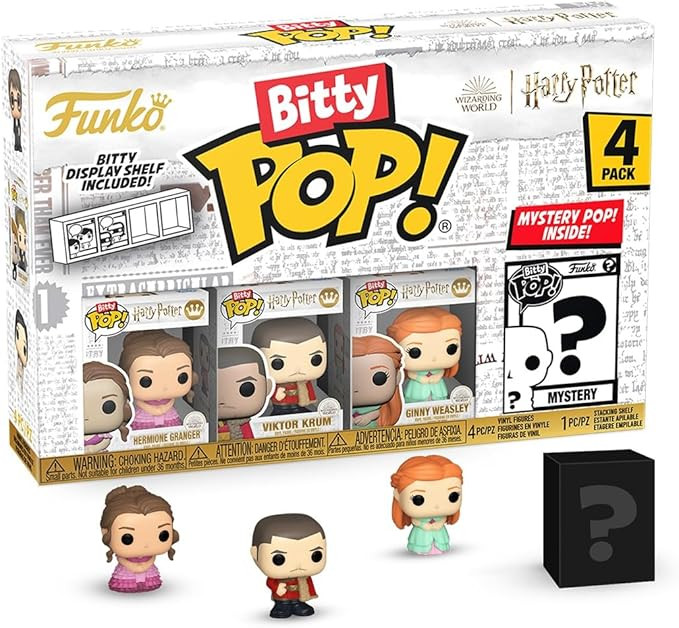 Funko Bitty POP HP GOF - Hermione, 4-Pack and A Surprise Mystery Mini Figure - 0.9 Inch (2.2 Cm) ... | Amazon (US)