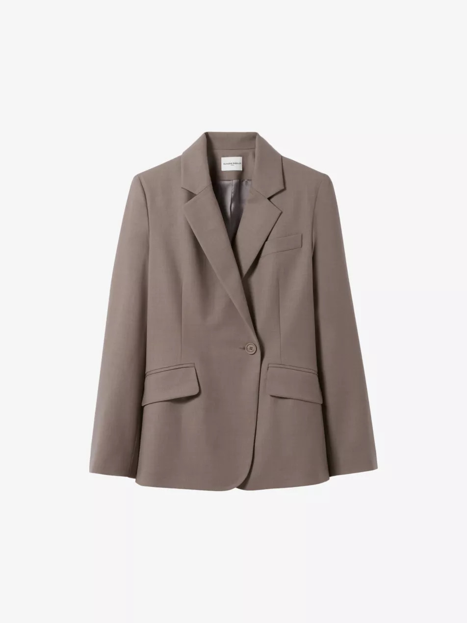 Classic double-breasted wool-blend blazer | Selfridges
