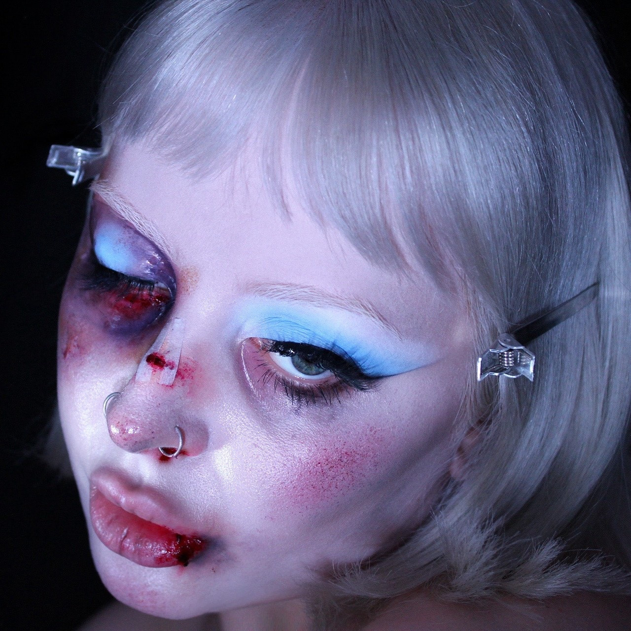 Bubbles 🫧 Powerpuff Girl look 

#LTKHalloween #LTKBeauty