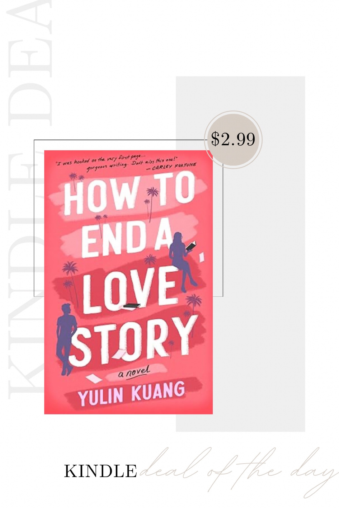 Kindle daily deals includes How To End a Love Story. #kindledeals #amazondeals