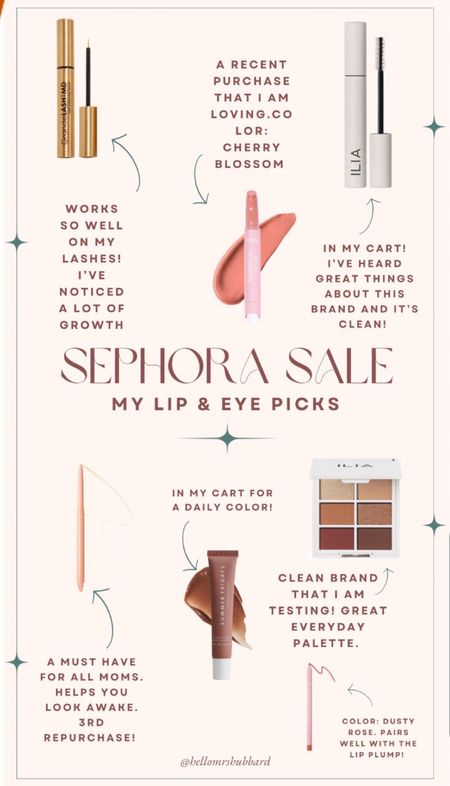 Sephora sale: lip and eye pics 

#LTKsalealert #LTKbeauty #LTKxSephora