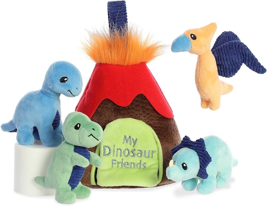 ebba™ Engaging Baby Talk™ My Dinosaur Friends™ Baby Stuffed Animal - Sensory Delight - Inte... | Amazon (US)