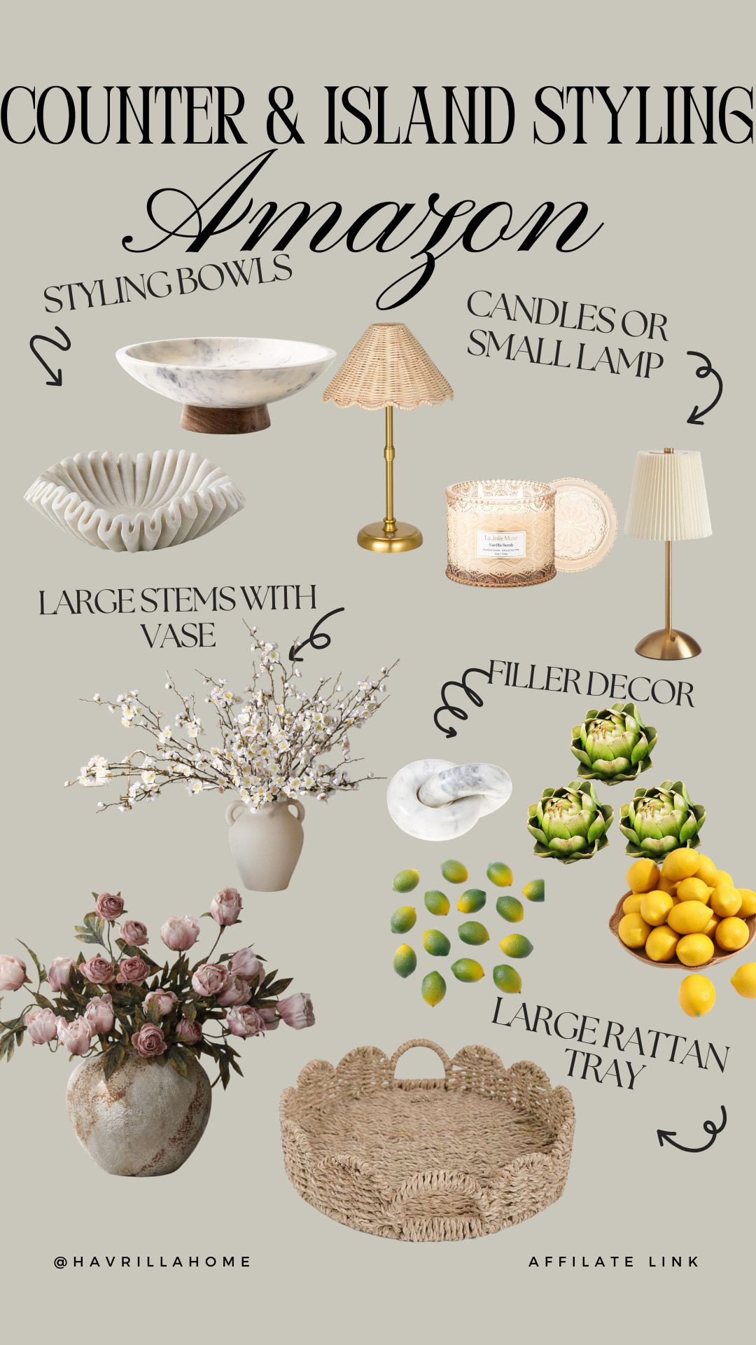 Amazon kitchen island decor, counter styling decor amazon, kitchen counter decor ideas, amazon decorative bowls styling, neutral kitchen decor amazon, faux flowers vase amazon, amazon decorative tray rattan, kitchen island centerpiece ideas, amazon home styling decor, neutral kitchen styling inspiration 

 

#LTKSeasonal #LTKHome