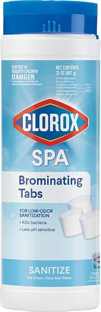 Clorox® Pool&Spa™ Spa Bromine Tablets, For Low-Odor Sanitization, Restores Water Clarity, Fast... | Amazon (US)