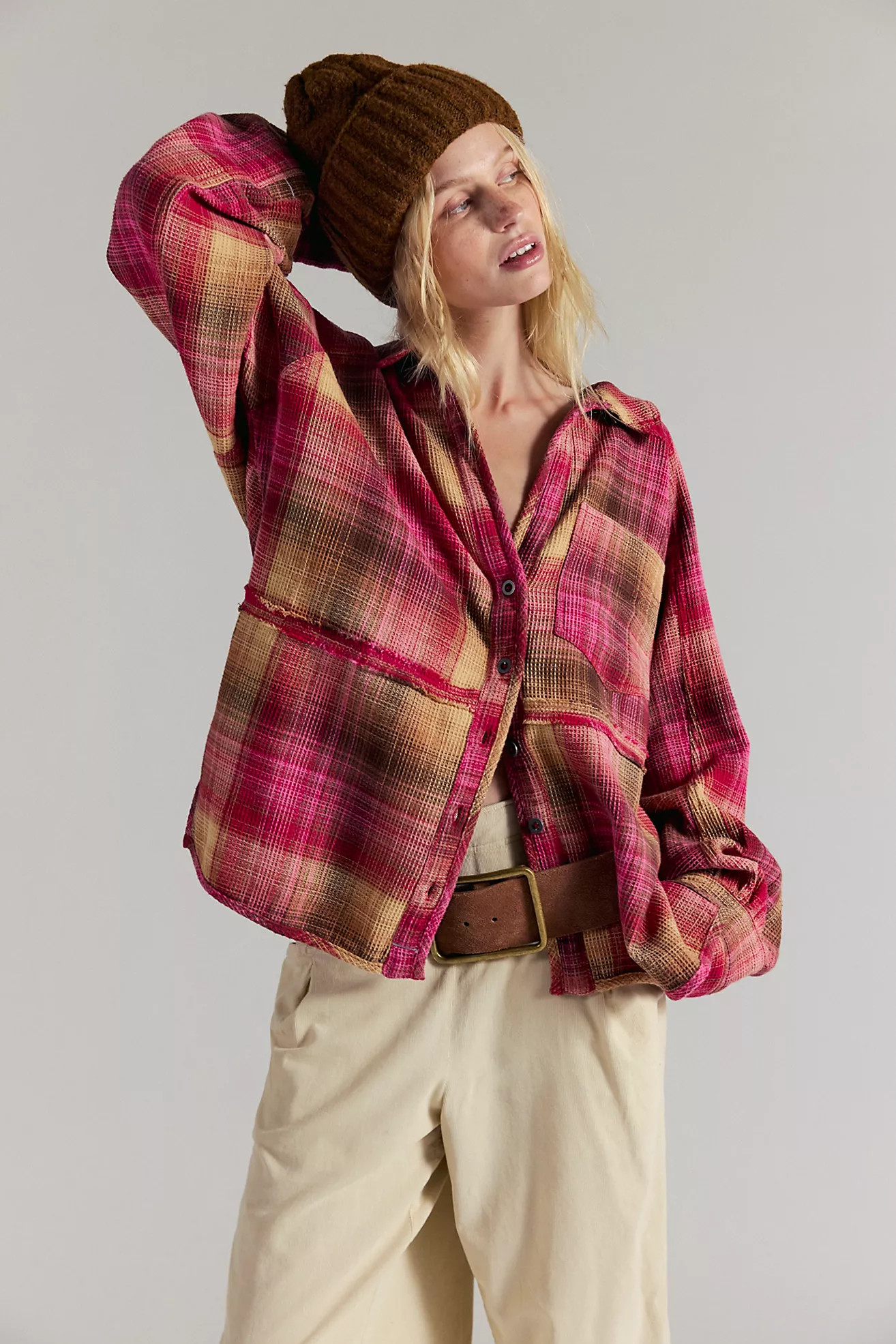 We The Free Cozy In Plaid Shirt | Free People (Global - UK&FR Excluded)