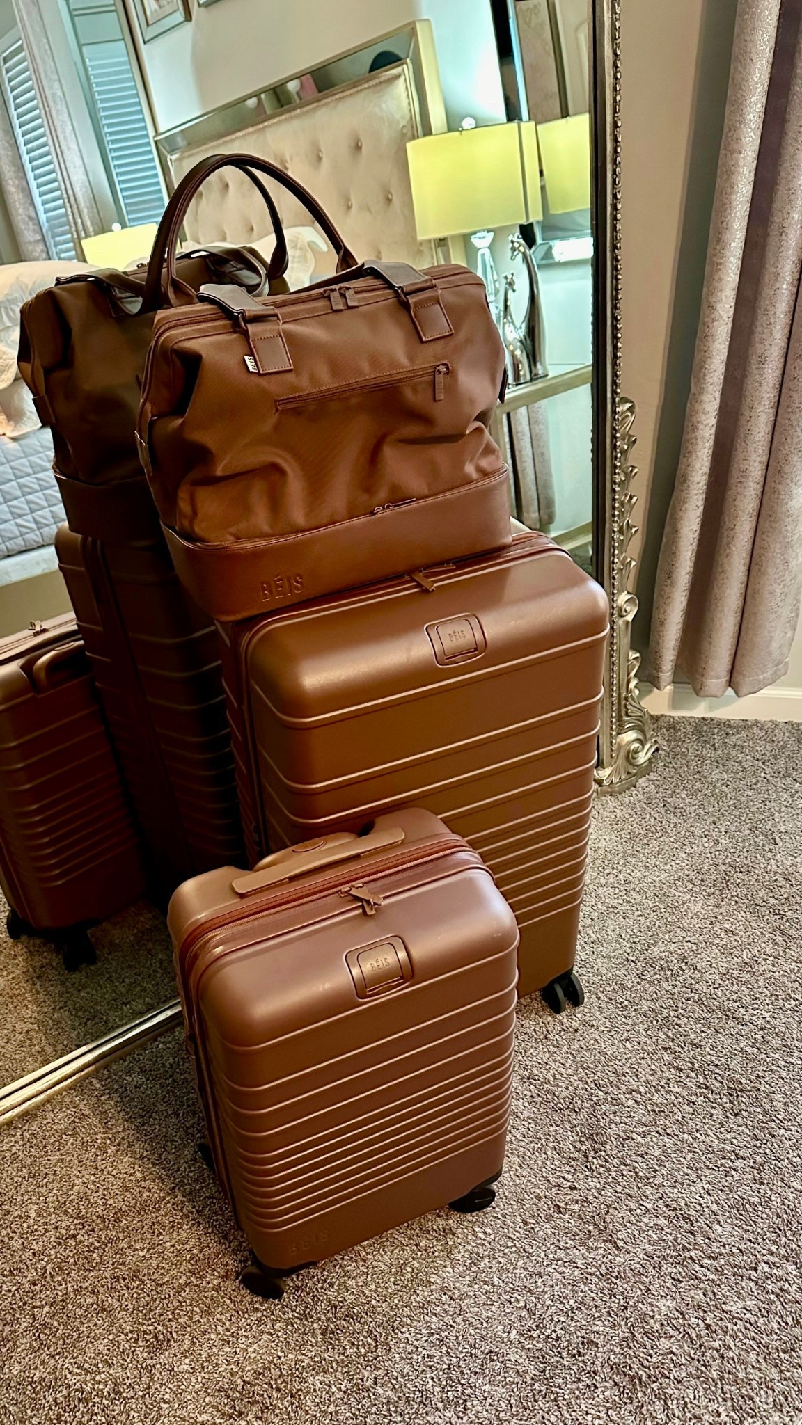 Everyone asked me about this luggage being worth the hype a few months ago when I purchased it! I’ve taken several trips with it now and the answer is YES!! 🤎

#LTKTravel