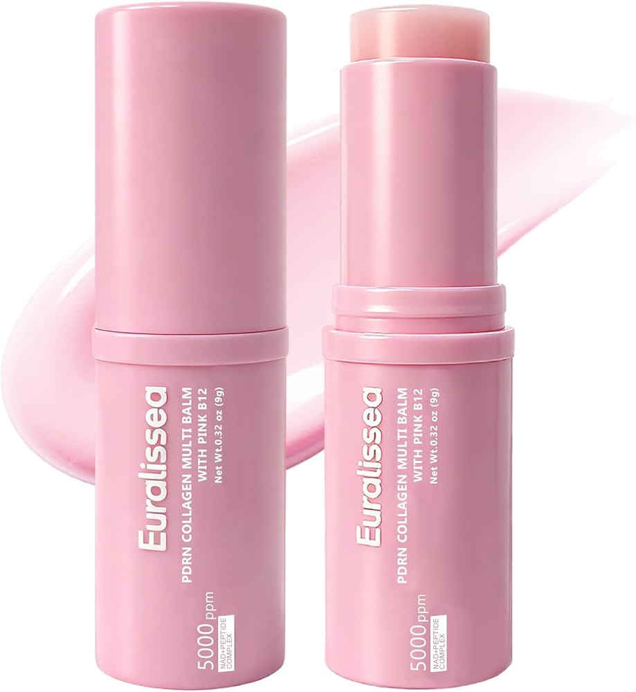 PDRN Eye Balm Stick 2 Pack, Collagen Multi Balm with Pink B12, Hydrating Under Eye Care for Face,... | Amazon (US)