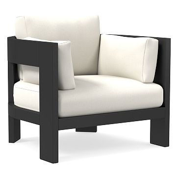 Caldera Aluminum Outdoor Lounge Chair Cushion Covers - Sunbrella® Fabrics | West Elm (US)