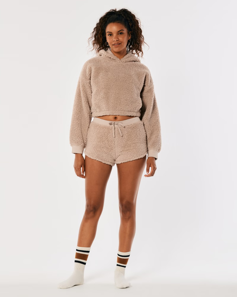 Women's Gilly Hicks Sherpa Hoodie | Women's Clearance | HollisterCo.com | Hollister (US)