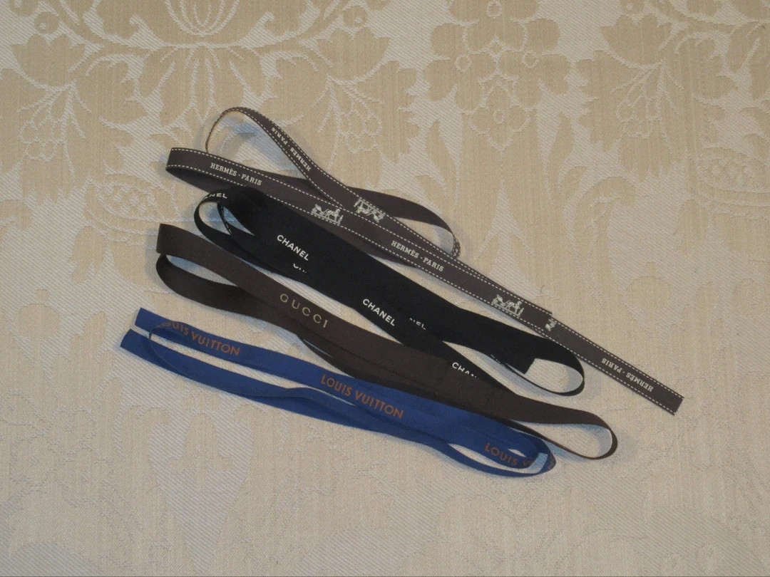 Vintage Designer Packaging Ribbon Gucci Chanel Hermes 4 Styles | Etsy (US)