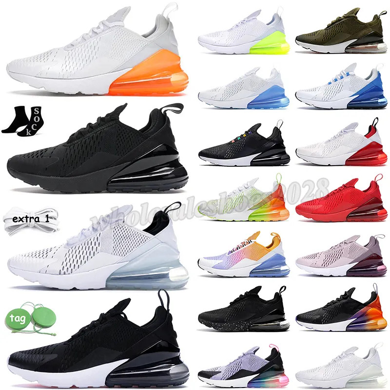 Top OG Quality 270s Fashion Women Mens Designer Running Shoes Triple White Black Brown University... | DHGate