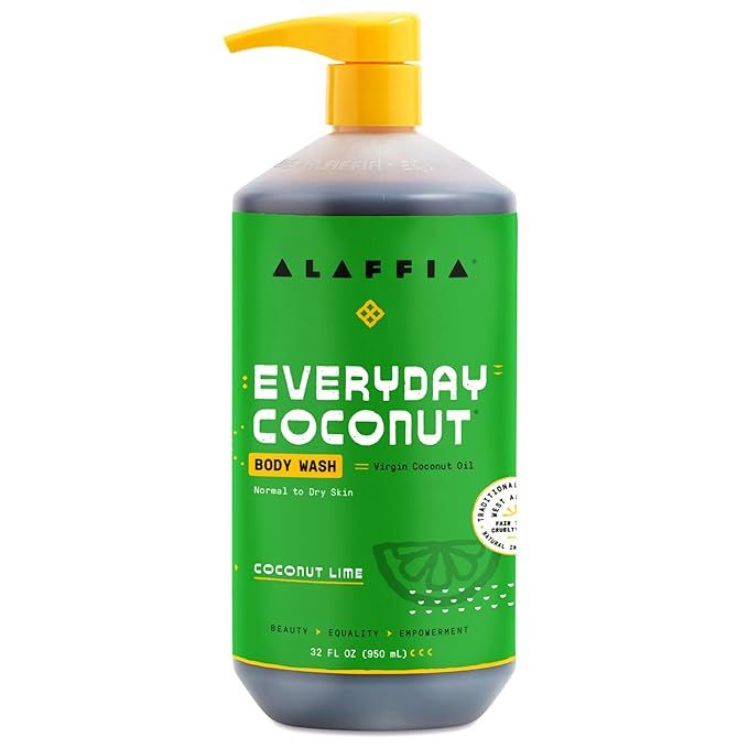 Alaffia EveryDay Coconut Body Wash - Normal to Dry Skin, Helps Gently Moisturize and Cleanse Toxi... | Amazon (US)