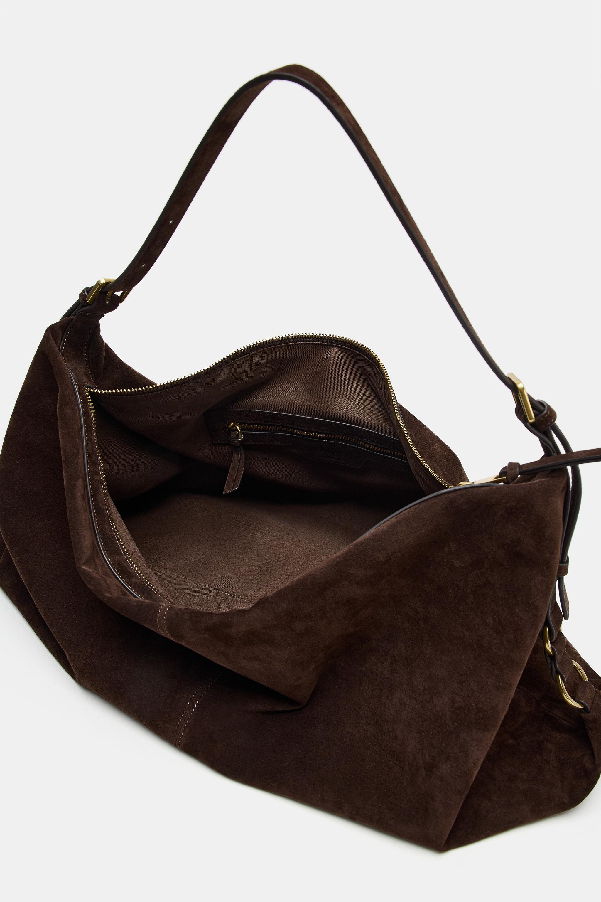 LEATHER TOTE BAG | Zara FR